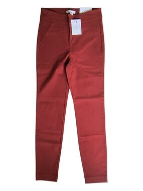 NWT Camber & Grace Fusionflexx Ankle Length Legging Pants Rust Red - S/P